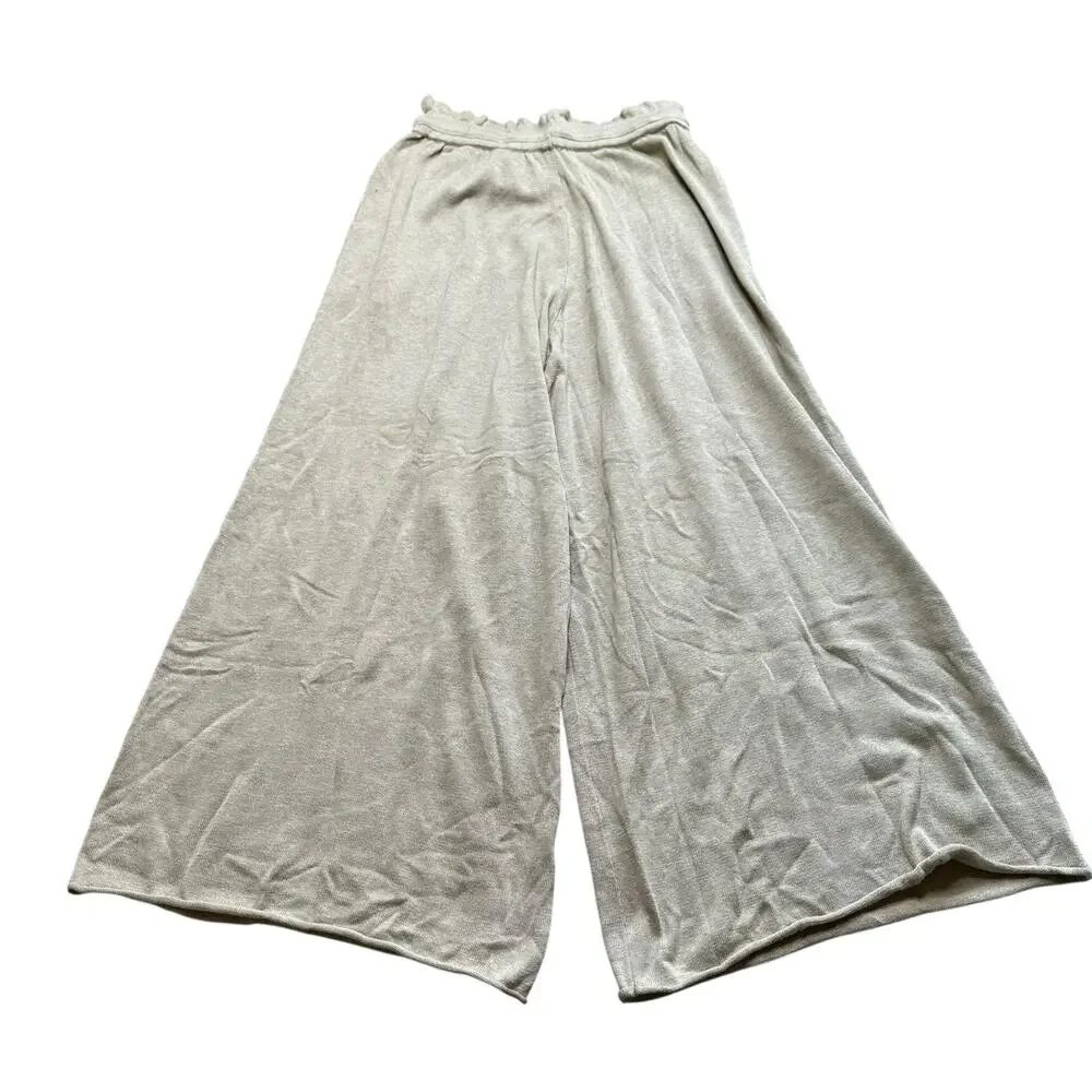 LUNYA Wide Leg Organic Cotton Silk Blend Relaxed Pants Women's Size Small NWT - Picture 3 of 8